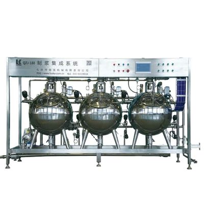 Umstellung auf eine große automatische Sojamilch-Kochmaschine für 300 KG Tofu-Produktion