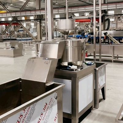 Hochproduktivitätsbetriebe Automatischer vertikaler Bohnenmehlseparator Ausrüstung zur Tofuherstellung