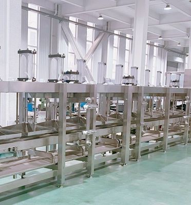 Automatische Edelstahl-Bohnen-Kurd-Schrittpresse für Tofu-Produktionslinie